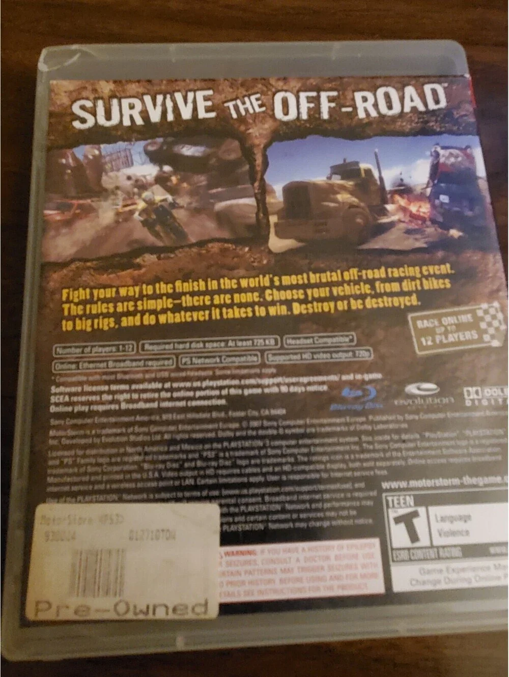 MotorStorm (Sony PlayStation 3, 2007)